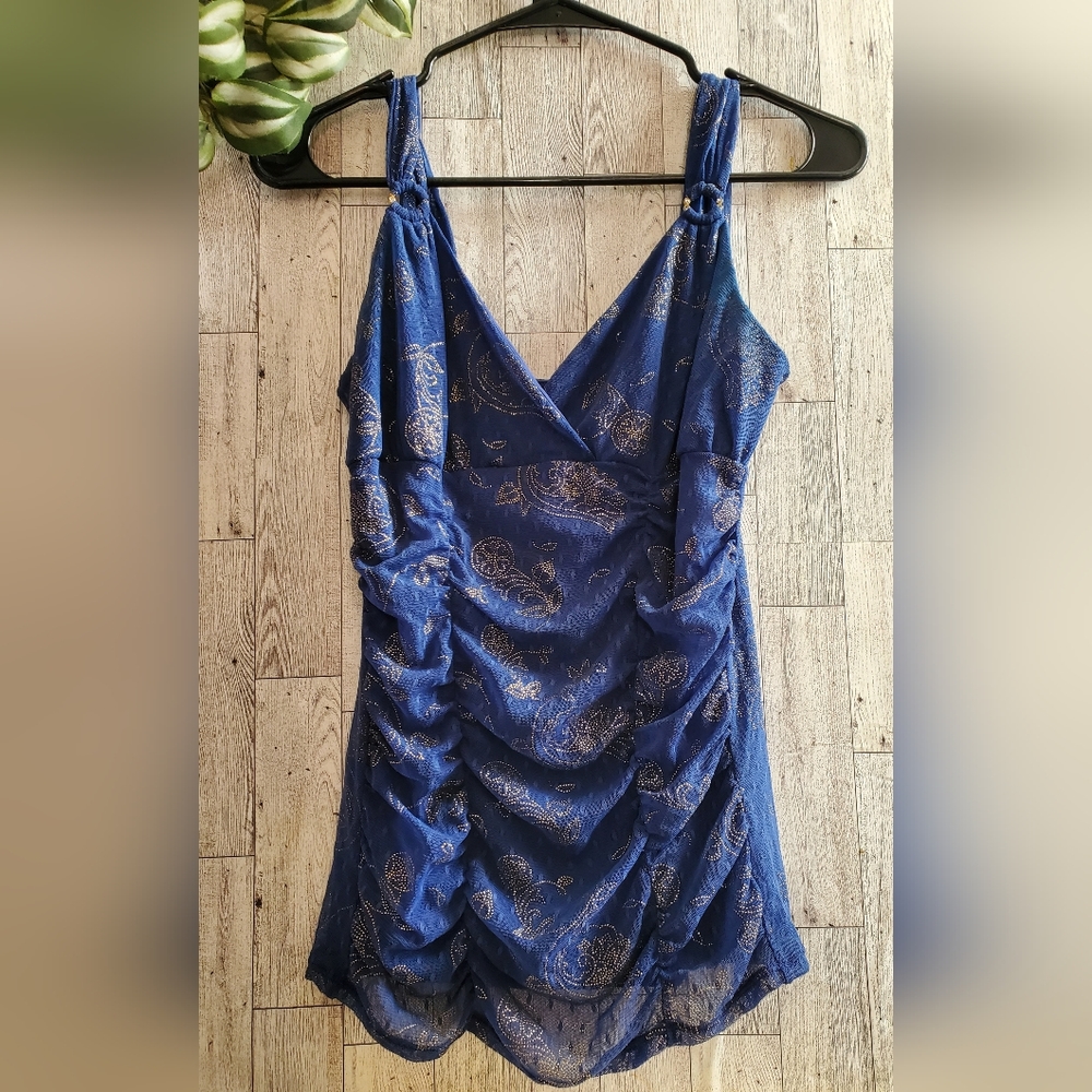 Express Navy blue blouse